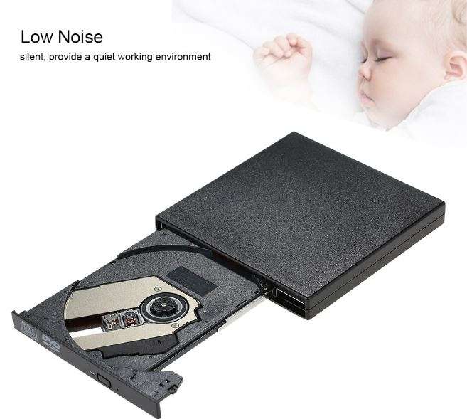 USB 2.0 Portable Slim External DVD/CD-RW