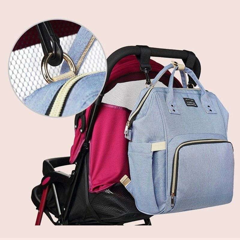 Large Capacity Baby Backpack Bag with insulated bottle pockets