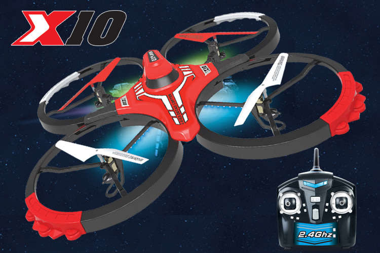 X10 Space Explorer Remote Control Drone 2.4GHz 4.5CH with an Awesome 50cm Wingspan