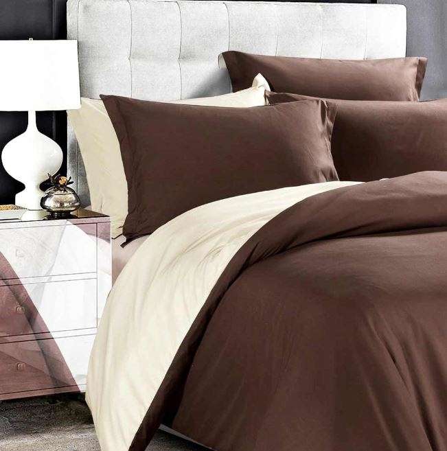 Brand New 100% Cotton 3 Piece Duvet Sets for ¾ Bed in Different Plain Colours