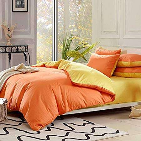 Brand New 100% Cotton 3 Piece Duvet Sets for ¾ Bed in Different Plain Colours