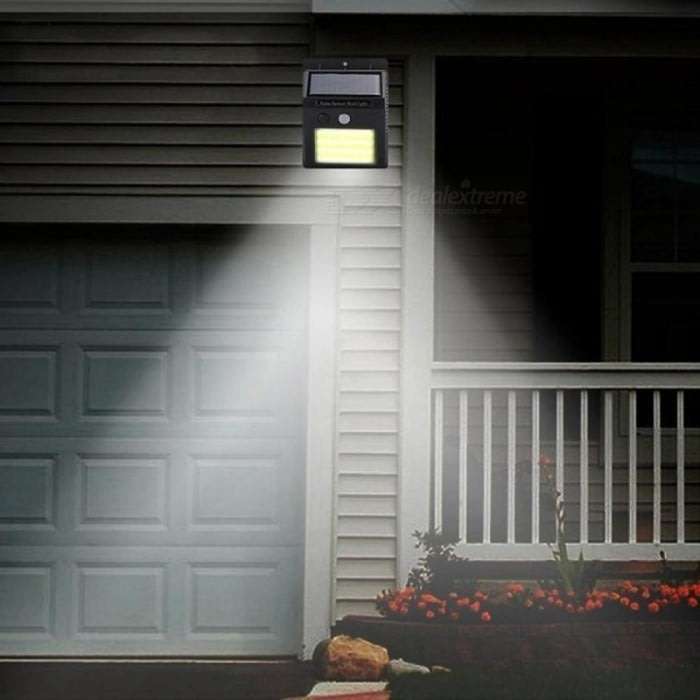 48 LED Solar Power Wall Light, PIR Motion Sensor, Waterproof, Night Sensor & Eco-friendly