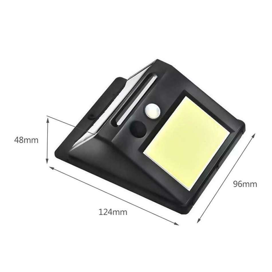 48 LED Solar Power Wall Light, PIR Motion Sensor, Waterproof, Night Sensor & Eco-friendly