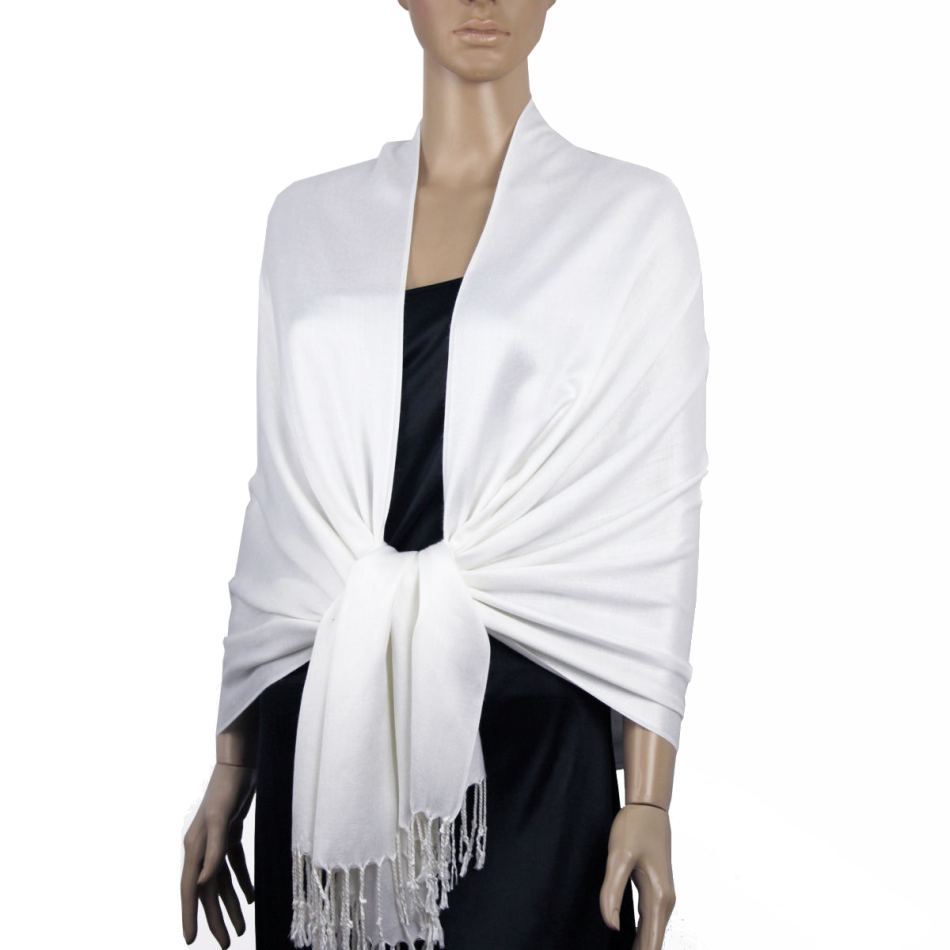 180cm Long & 70cm Wide Quality Soft Pashmina Scarfs in Plain Colours