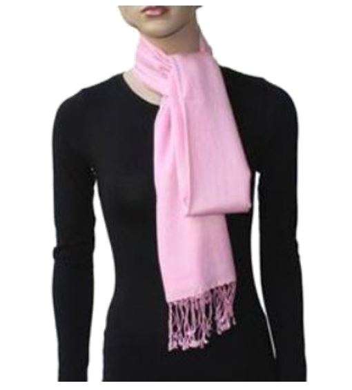 180cm Long & 70cm Wide Quality Soft Pashmina Scarfs in Plain Colours