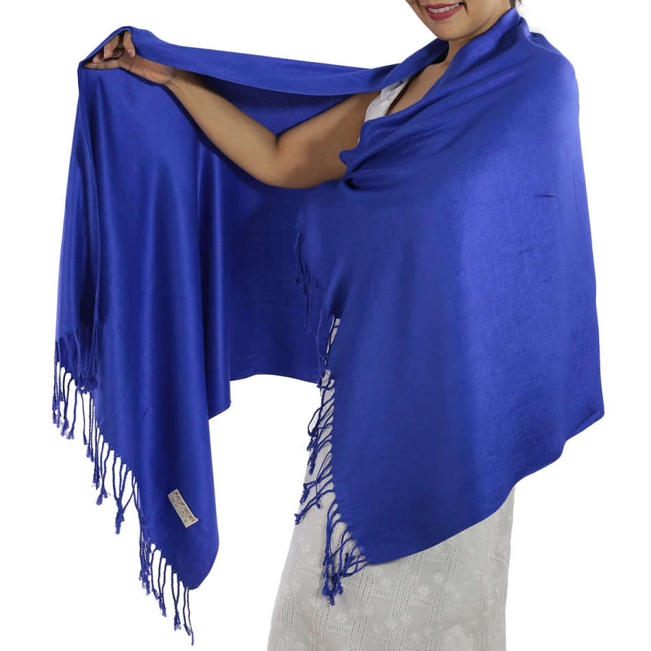 180cm Long & 70cm Wide Quality Soft Pashmina Scarfs in Plain Colours