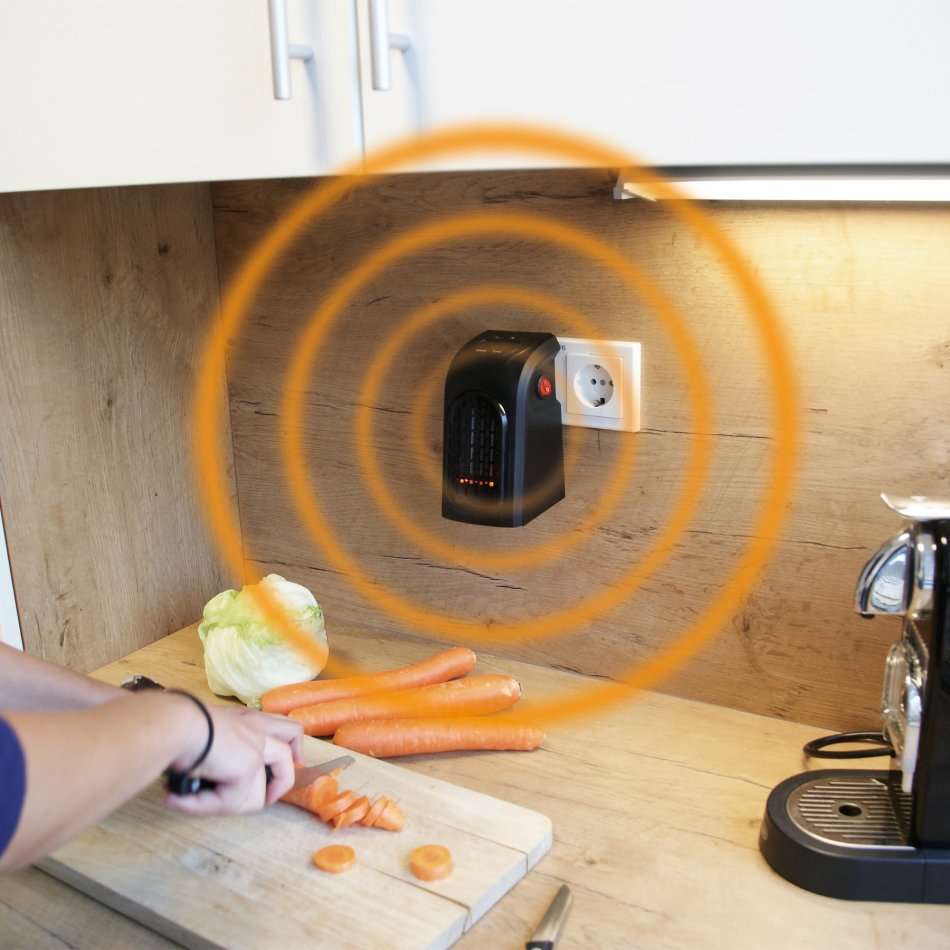 400W Handy Heater  Set temperature up to 32C, LED Display, Timer to maintain on and off