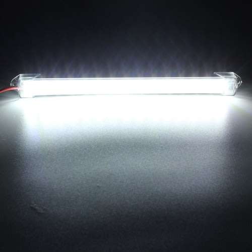 12V DC High Power Frosted LED Tube Light with Alligator Clamps