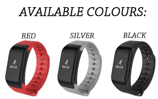 Bluetooth Fitness Tracker - Monitor Heart Rate, Blood Pressure, Blood Oxygen, Calories, Distance