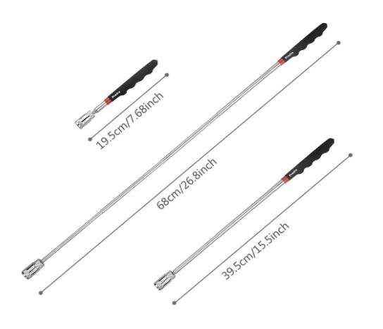 LED Extendable Magnetic Pick-up Tool with Flash Light