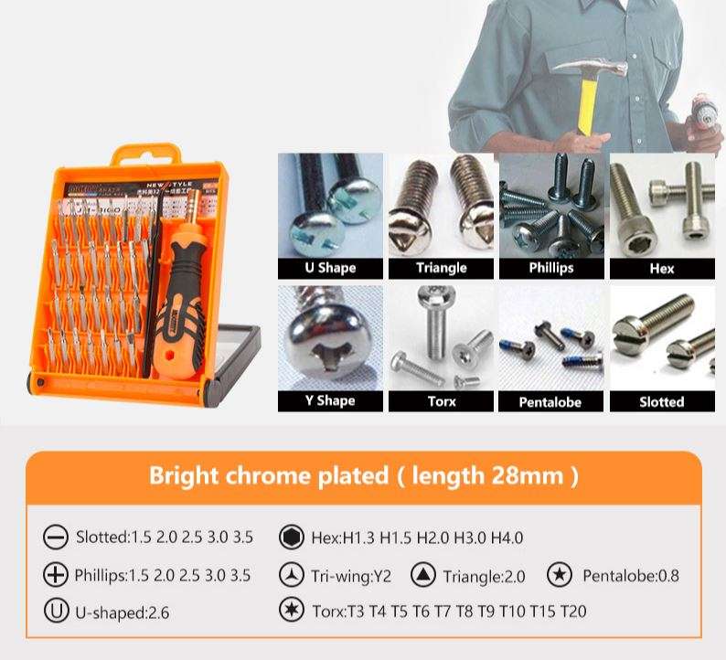 32 in 1 Precision Screwdriver Set