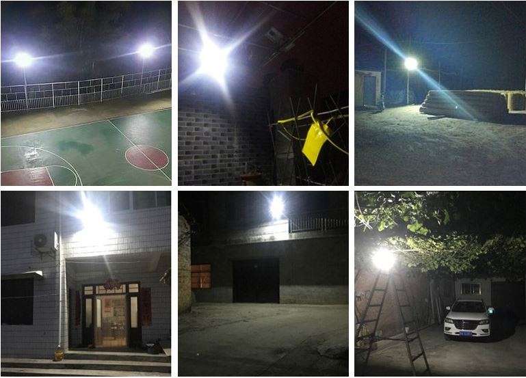 40W Super Bright LED Solar Flood Light With 5M Cable, Solar Panel & Remote Control