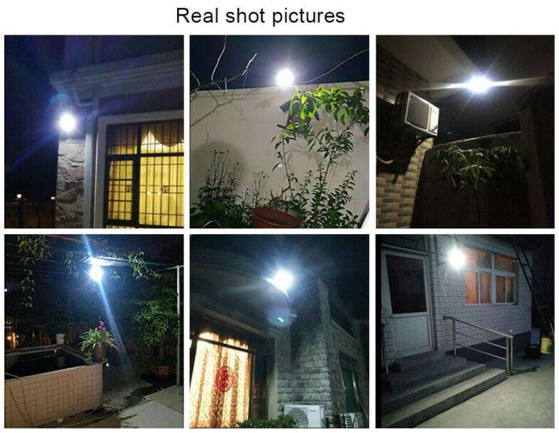 LED Solar Flood Light with 5 meter cable, Solar Panel, Bracket & Ground Stand, Day Night Sensor