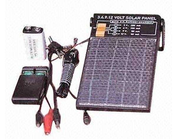4 IN 1 Super Charge Solar Panel - Adjustable to 3, 6, 9 and 12 volt