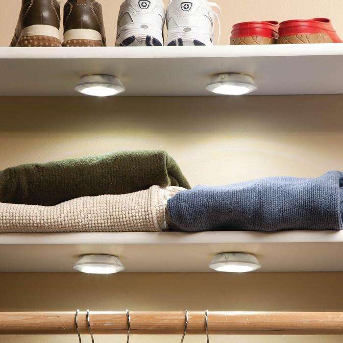 4 Piece Remote Control Multi-function LED Light Set with Dimmer Control & Timer