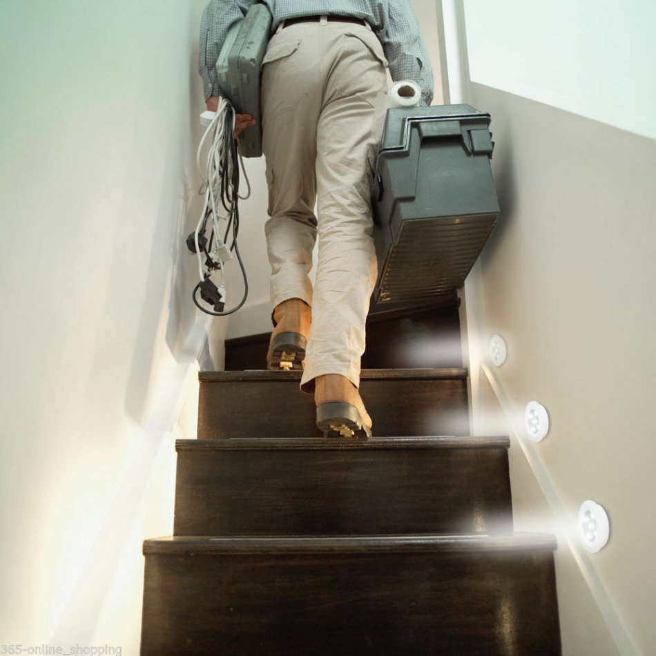 4 Piece Remote Control Multi-function LED Light Set with Dimmer Control & Timer