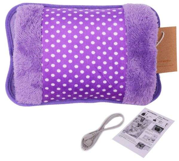 Electric Warming Bag - No Water, Safe, Soft, Portable, Reusable & Use to Relieve Pain