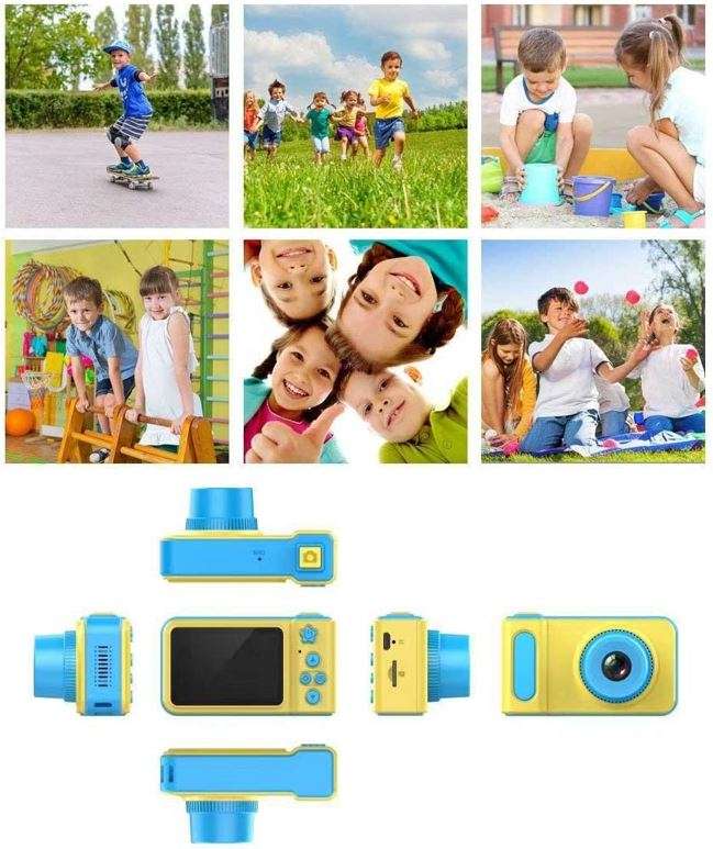 2" Kids Digital Camera  Take photos, Record Videos, Build in Microphone, Rechargeable etc