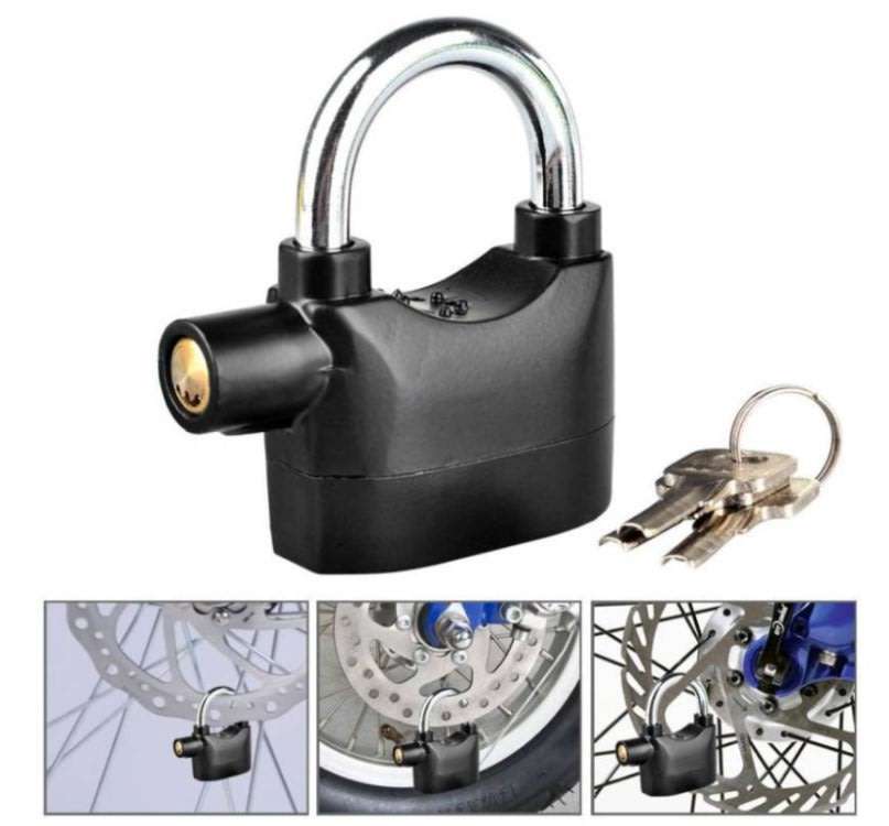 Alarm Lock - Built-in movement triggered alarm with a loud sound when the lock is hit or shaken