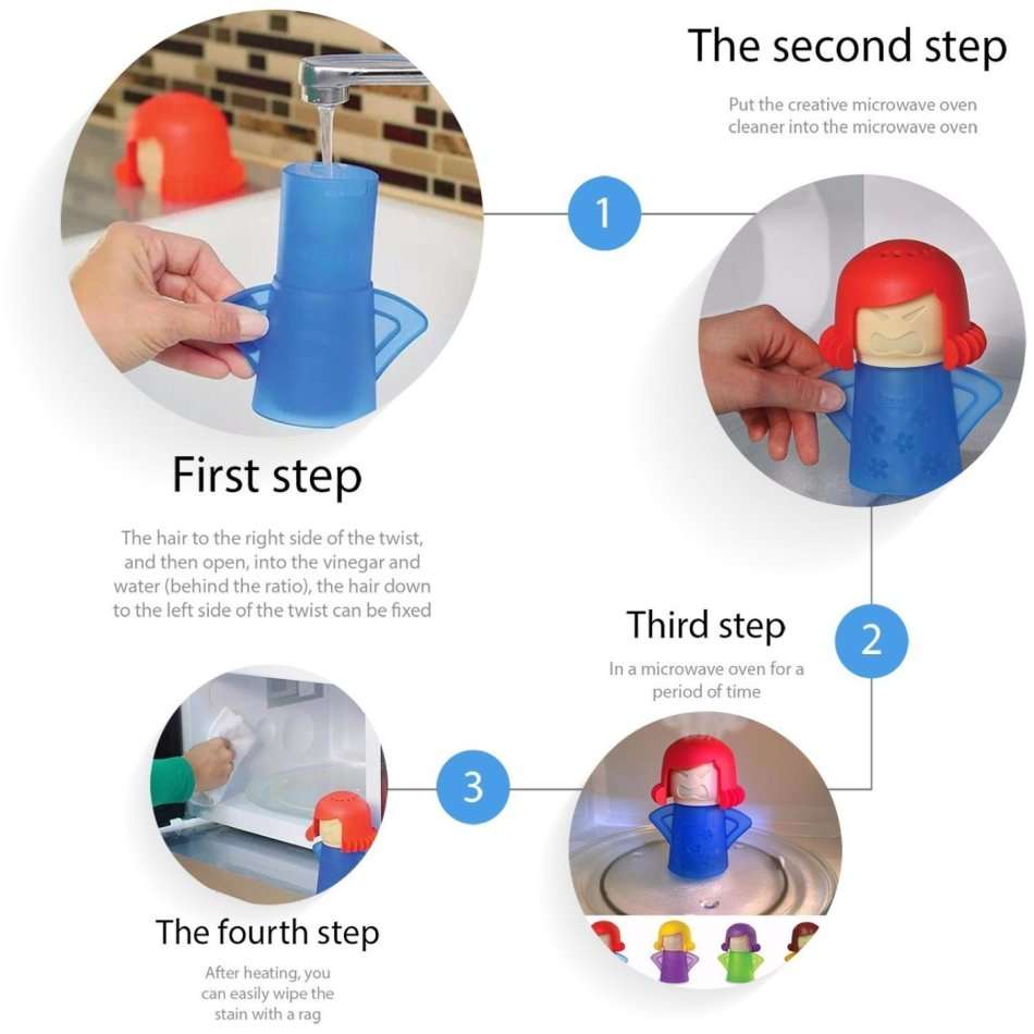 Angry Mama Microwave Cleaner