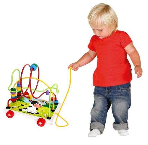 Circle & Counting the Beads Educational Trailer, Improve Hand & Eye Coordination