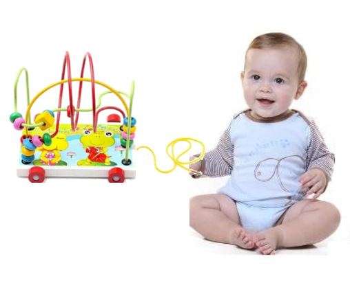 Circle & Counting the Beads Educational Trailer, Improve Hand & Eye Coordination