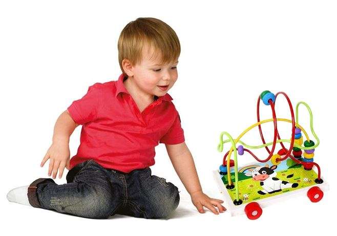 Circle & Counting the Beads Educational Trailer, Improve Hand & Eye Coordination