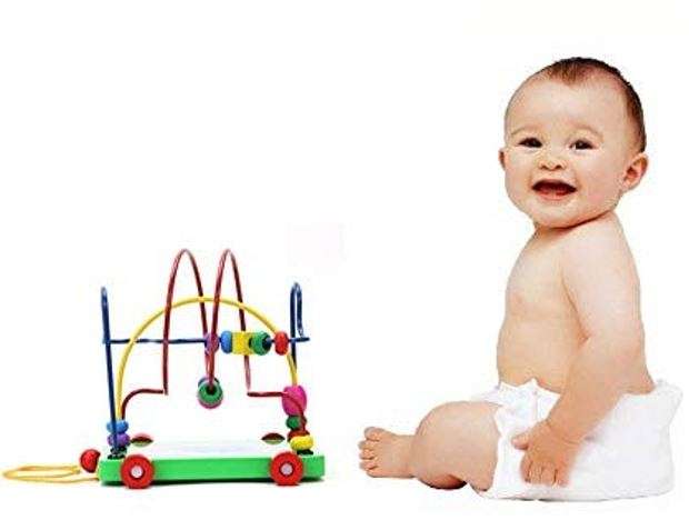 Circle & Counting the Beads Educational Trailer, Improve Hand & Eye Coordination