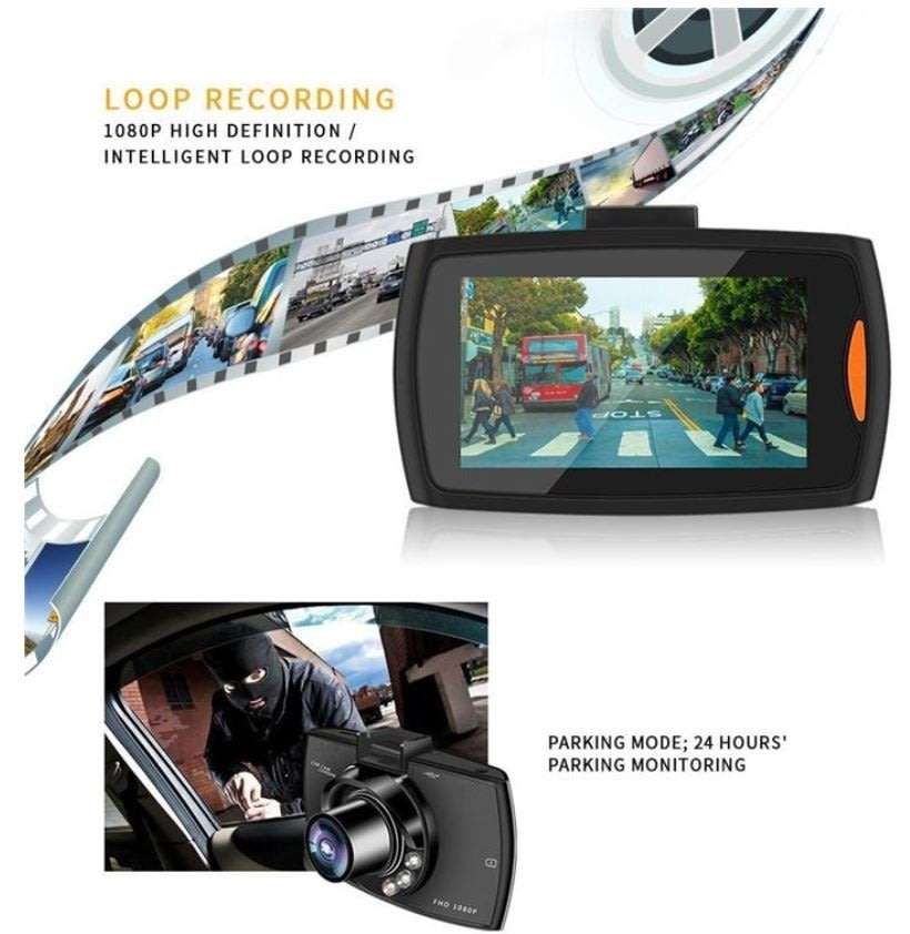 HD 1080P DVR Camera & Camcorder For Vehicle, Motion Detection, G-Sensor etc.