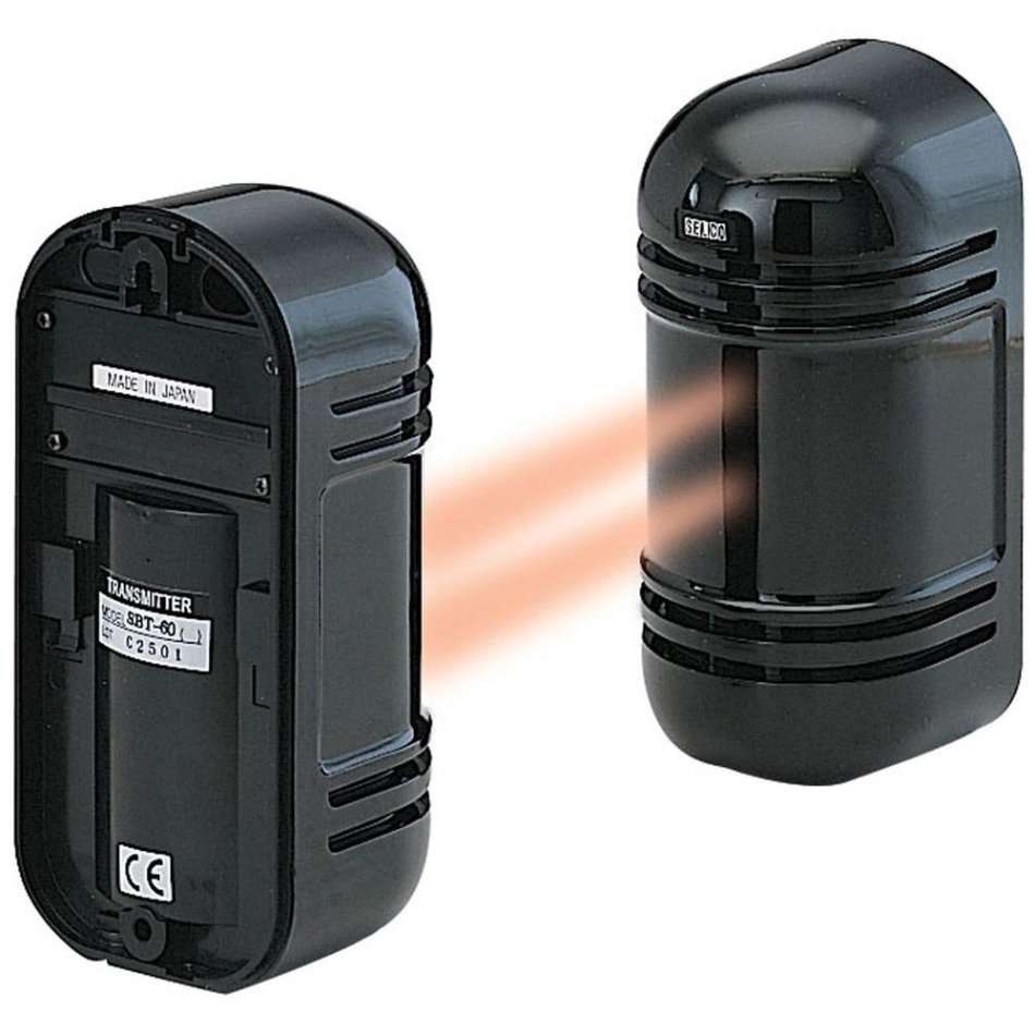 Infrared Alarm Intrusion Detector Twin Beam Sensor 150M Outdoor Perimeter Barrier