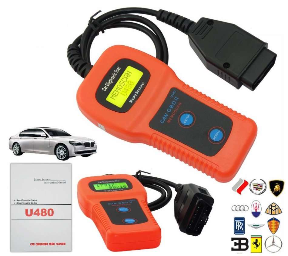 Diagnostic Engine Scanner & Code Reader, works with 1996 and newer cars & trucks