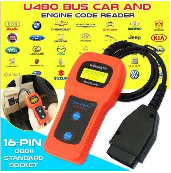 Diagnostic Engine Scanner & Code Reader, works with 1996 and newer cars & trucks