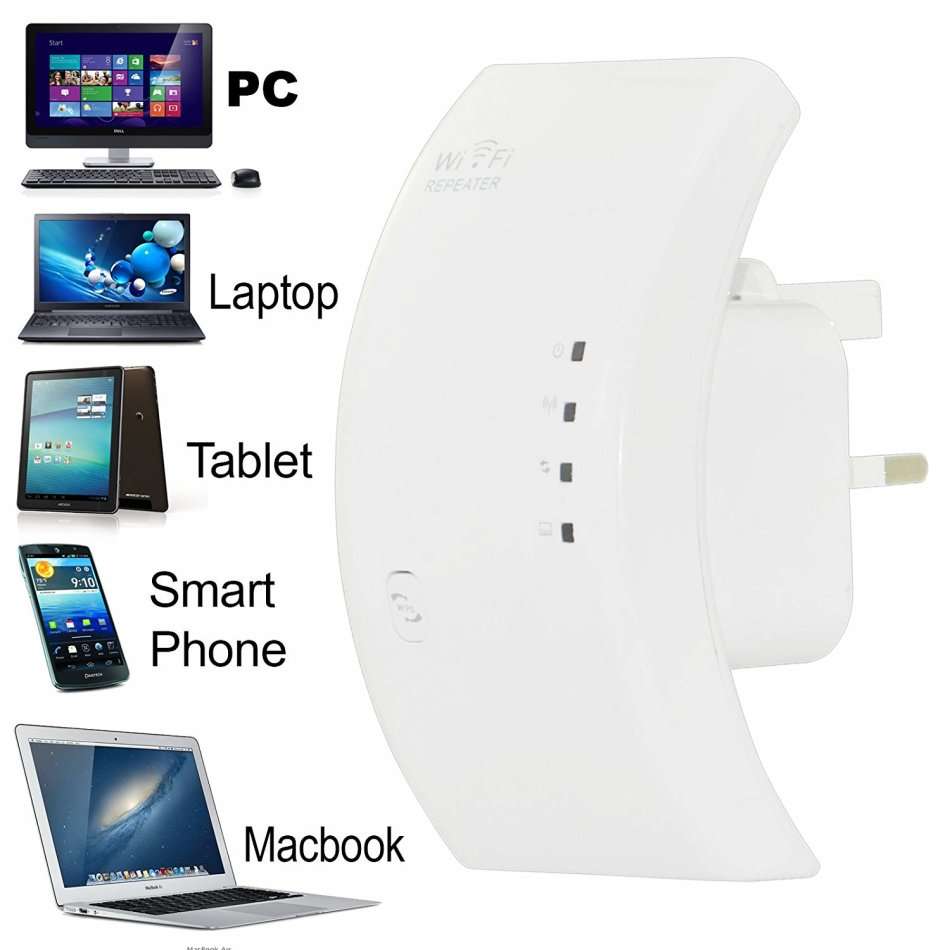 Wireless WIFI Repeater 300Mbps Signal Booster & Extender 802.11n/b/g