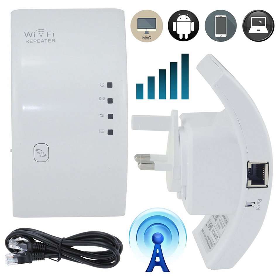 Wireless WIFI Repeater 300Mbps Signal Booster & Extender 802.11n/b/g