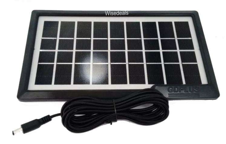 SOLAR FM Radio Light System - Control Radio Unit, 3 LED Lights, Solar Panel, Remote & 10 in 1 Cable