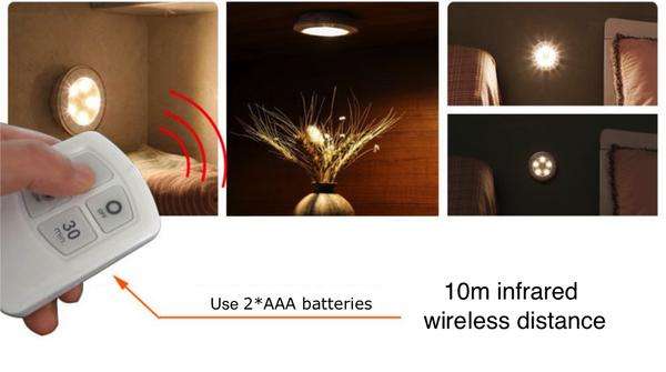 Remote Control Multi-function Ultra Bright LED COB Light with Adjustable Light Control