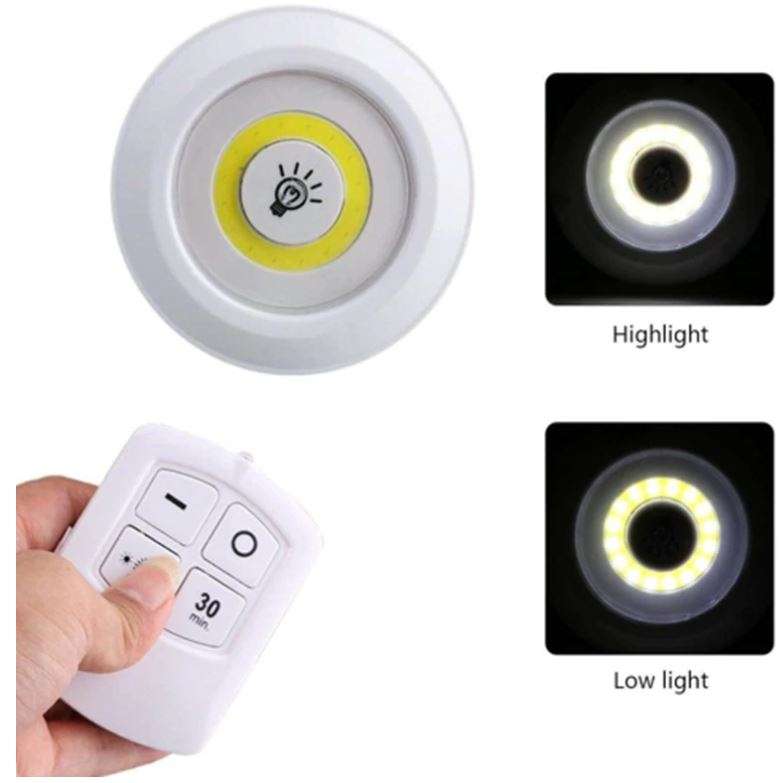 Remote Control Multi-function Ultra Bright LED COB Light with Adjustable Light Control
