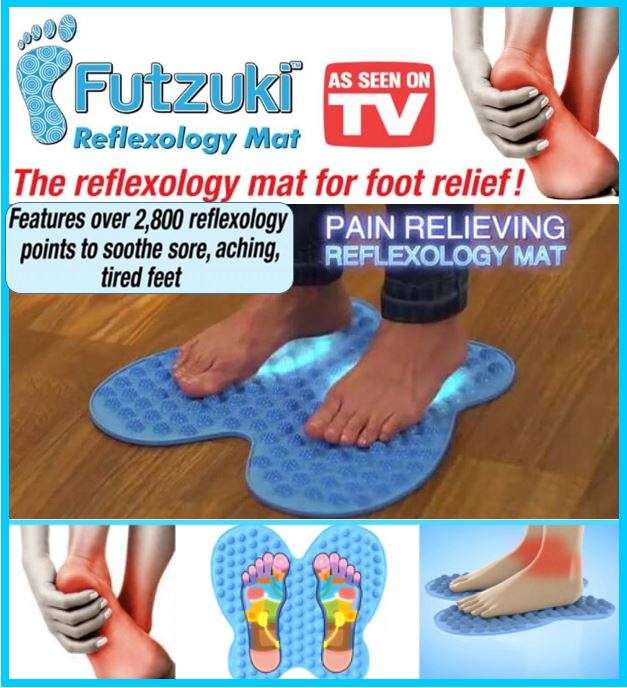 Futzuki Reflexology Massage Mat the Worlds Best Pain Relieving Foot Care Breakthrough