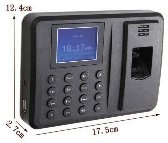 Biometric Fingerprint Time Attendance Clock System - Support Fingerprint or Password