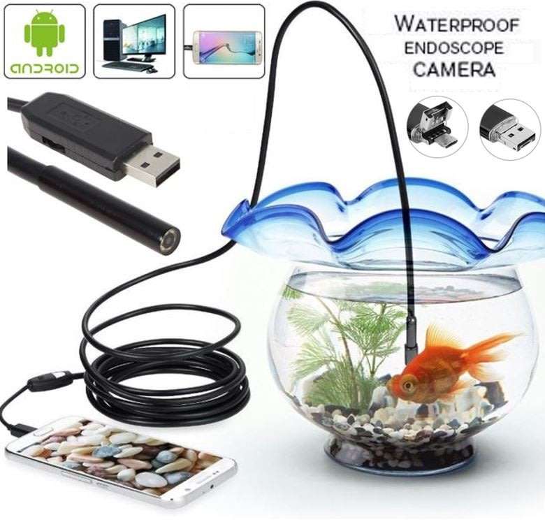 2-in-1 Waterproof Android USB Inspection HD Camera & Camcorder