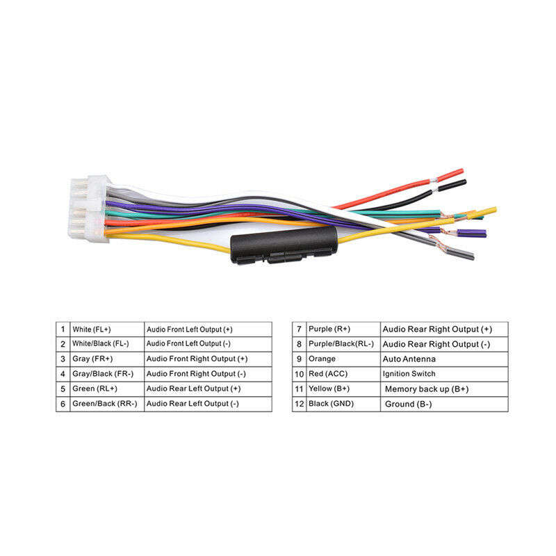 LED Car Radio & Remote - MP 3, FM Stereo, Supports USB, SD Card, AUX, 5V Charging, etc.