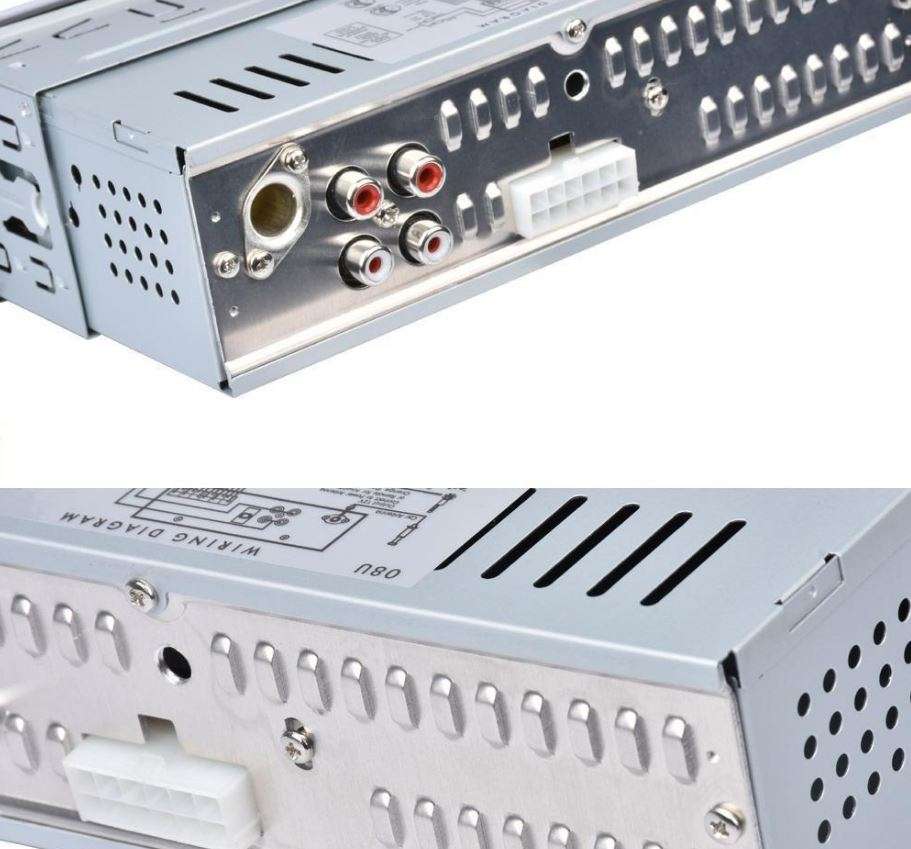 LED Car Radio & Remote - MP 3, FM Stereo, Supports USB, SD Card, AUX, 5V Charging, etc.