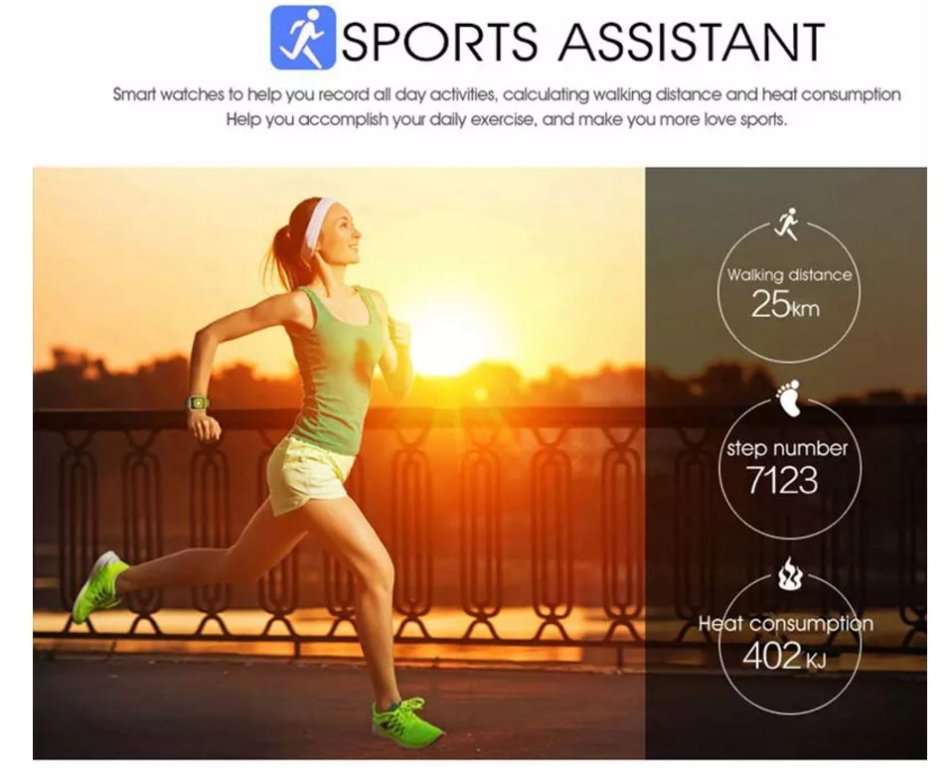 Bluetooth Smart Watch Phone  Support Sim & SD Card, Pedometer etc.