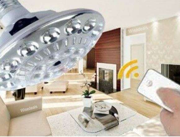 AC/DC Emergency Light & Remote - Turns on Automatically With Power Failure