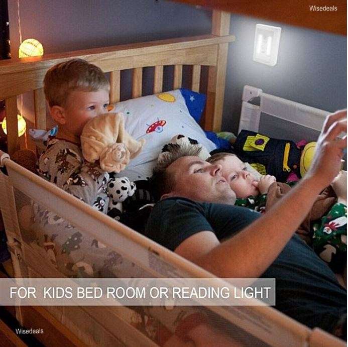 COB LED Magnetic Wall Switch Night Light - Compact, Convenient, Practical and Battery-powered