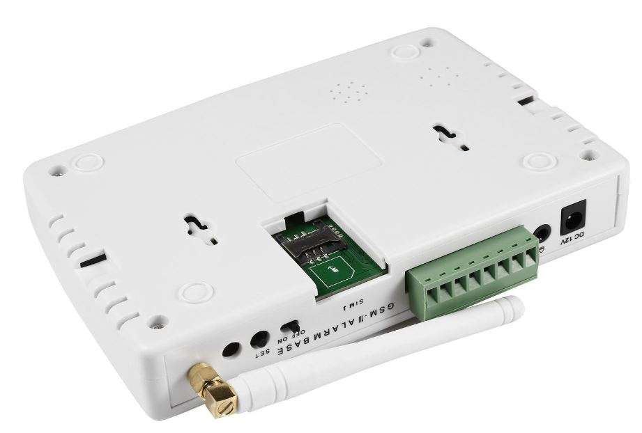 Wireless Alarm System - Alarm sounds when motion is detected and an SMS is send to the owner