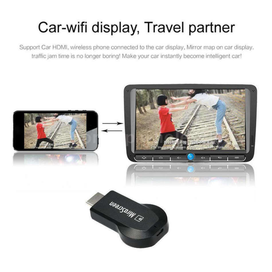 Full HD Mirascreen WIFI Display Dongle - Cast from Phone to Big Screen