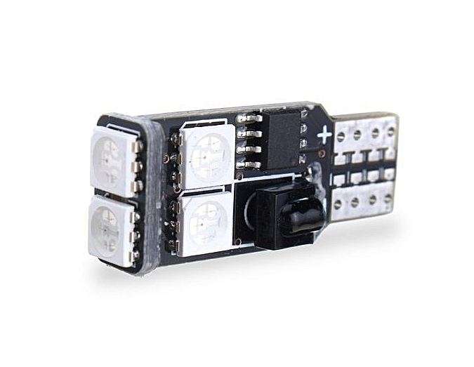 LED Colour Changing T10 Lights with Remote, Easy Installation, just Plug & Play