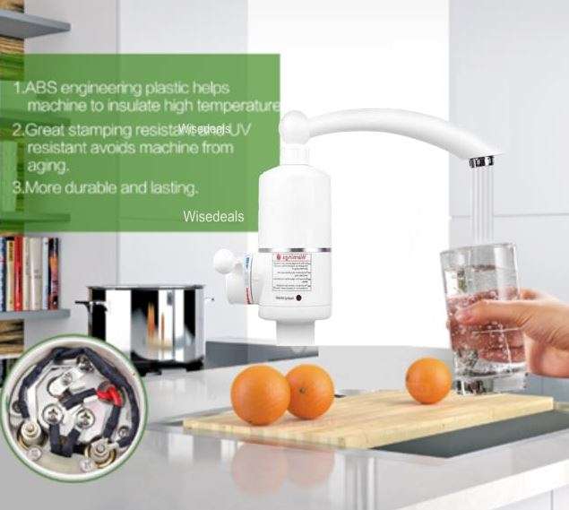 Electric Heating Faucet - Acts as a Mini Geyser for your Tap
