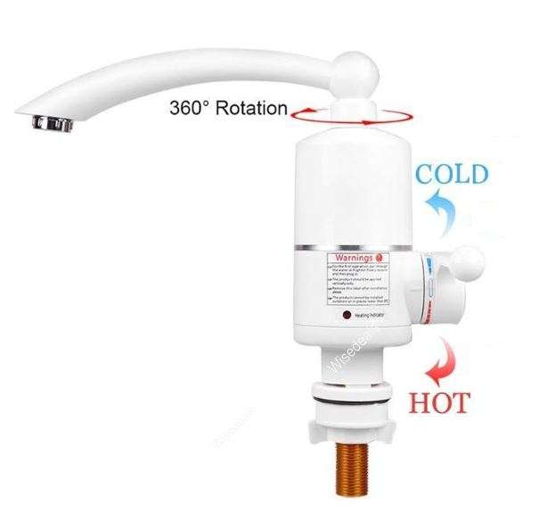 Electric Heating Faucet - Acts as a Mini Geyser for your Tap